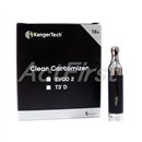 Kangertech EVOD 2 BDCC eGo デュアルコイル メタルクリアカトマイザー (5個入)